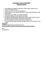 Fournitures scolaires MS 2025-2026