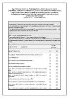 QUESTIONNAIRE DE SANTE MINEURS