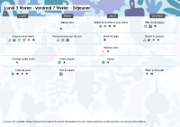 Menus du 03 au 07 Février 2025