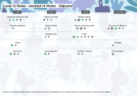 Menu du 10 au 14 Février 2025