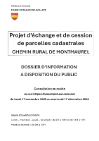 Dossier consultation Montmaurel