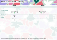 Menu du 11 au 12 mai 2026