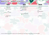 Menu du 26 au 29 mai 2026